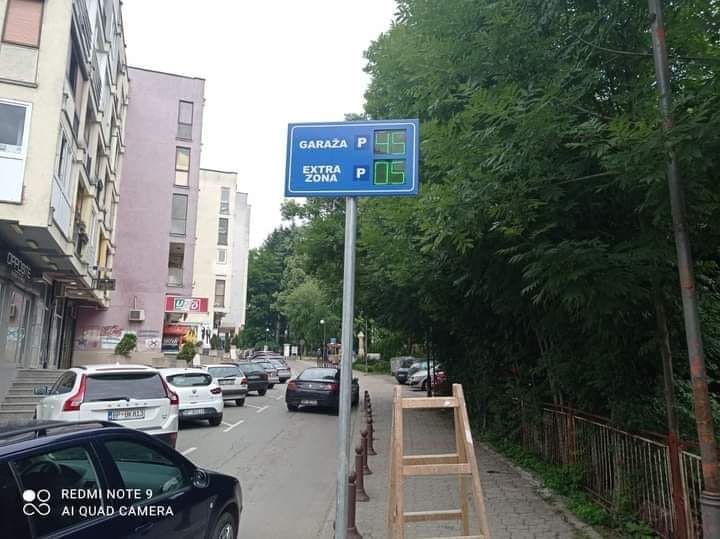 POSTAVLJENA PRVA INFO TABLA ZA PARKING